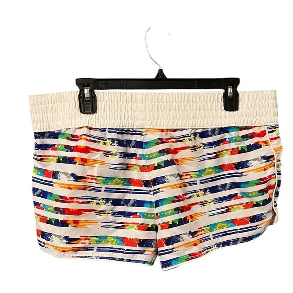 🟣Xhileration Rainbow Striped Shorts - Size XL - Picture 3 of 5